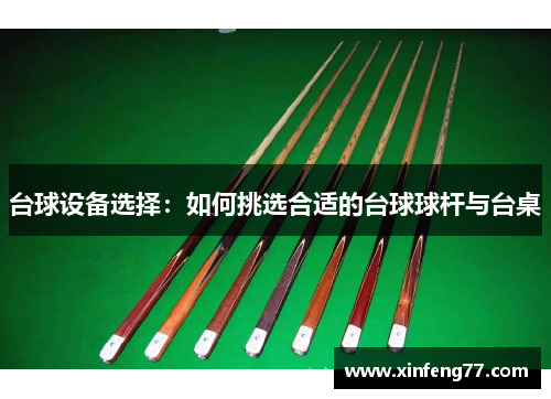 台球设备选择：如何挑选合适的台球球杆与台桌